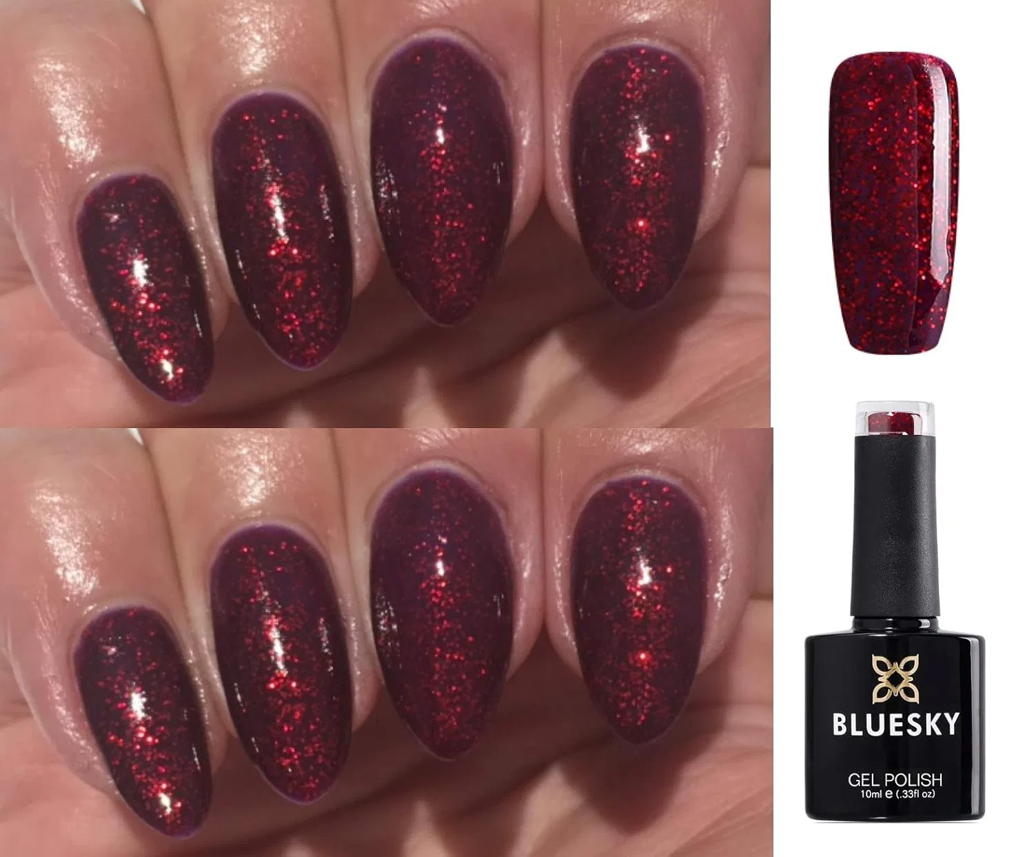 Гель-лак для ногтей Bluesky «RUBY RITZ» 10 мл Bluesky
