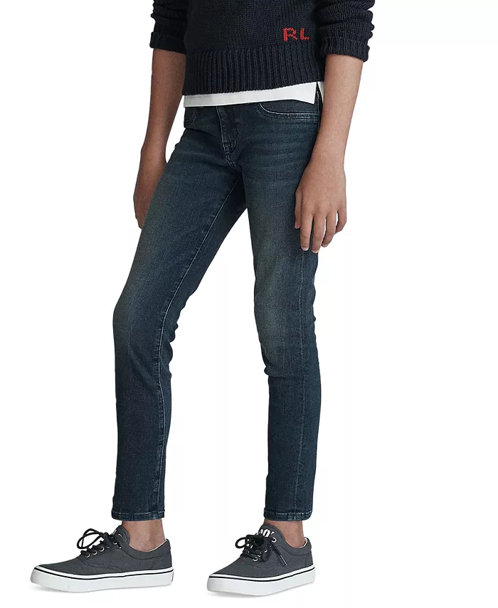 

Джинсовые леггинсы Big Girls Aubrie с пятью карманами Polo Ralph Lauren, синий
