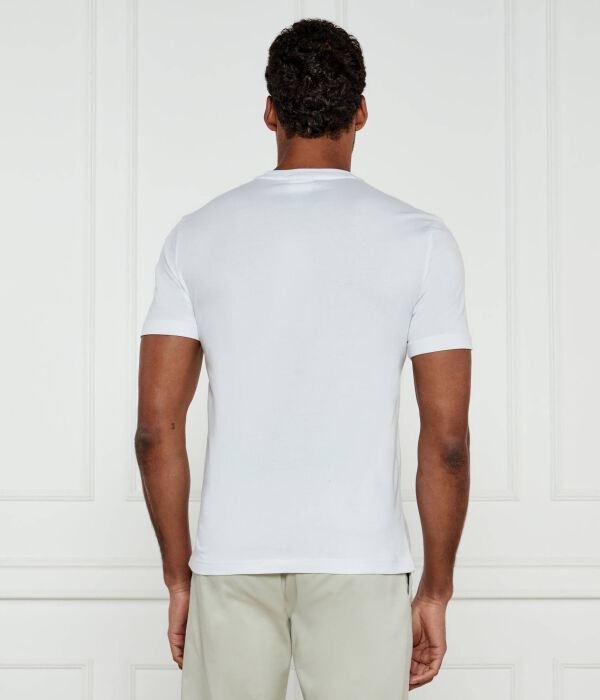 Футболка Calvin Klein Regular Fit с принтом логотипа, белый — фото 3