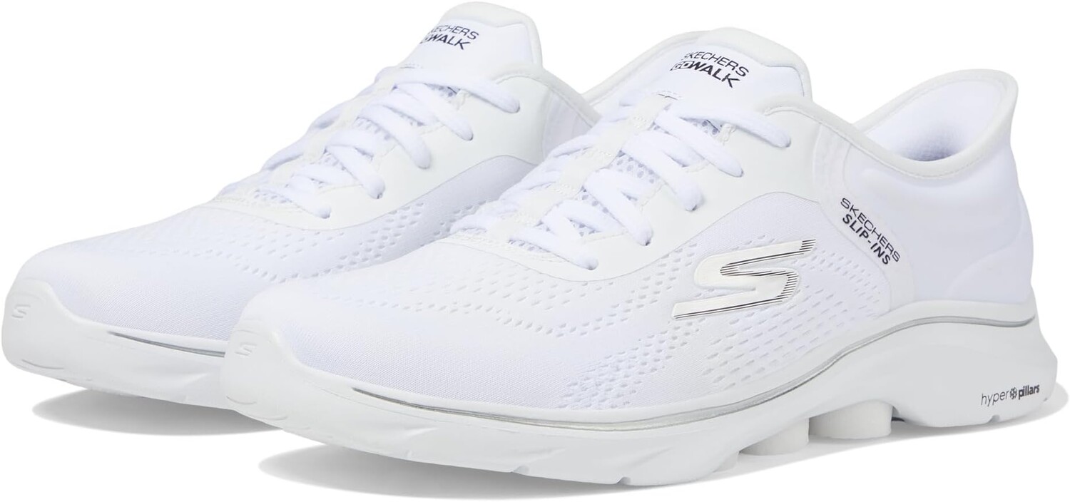 

Кроссовки Go Walk 7 Valin Hands Free Slip-Ins SKECHERS Performance, цвет White/Black, Белый, Кроссовки Go Walk 7 Valin Hands Free Slip-Ins SKECHERS Performance, цвет White/Black