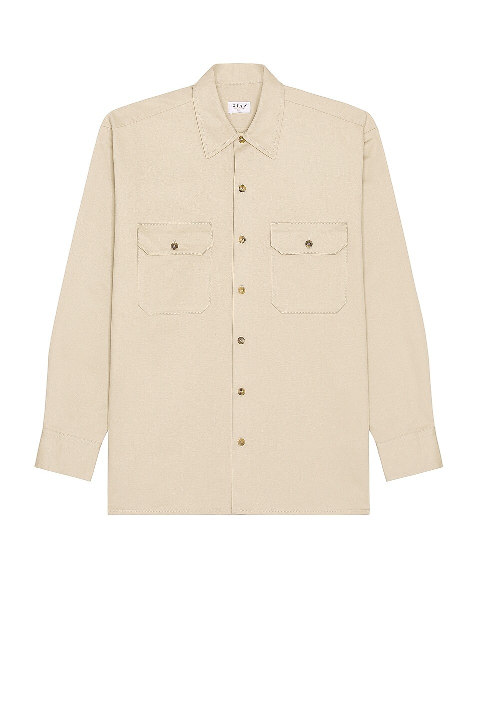 

Рубашка Ghiaia Cashmere Cotton Working, песочный