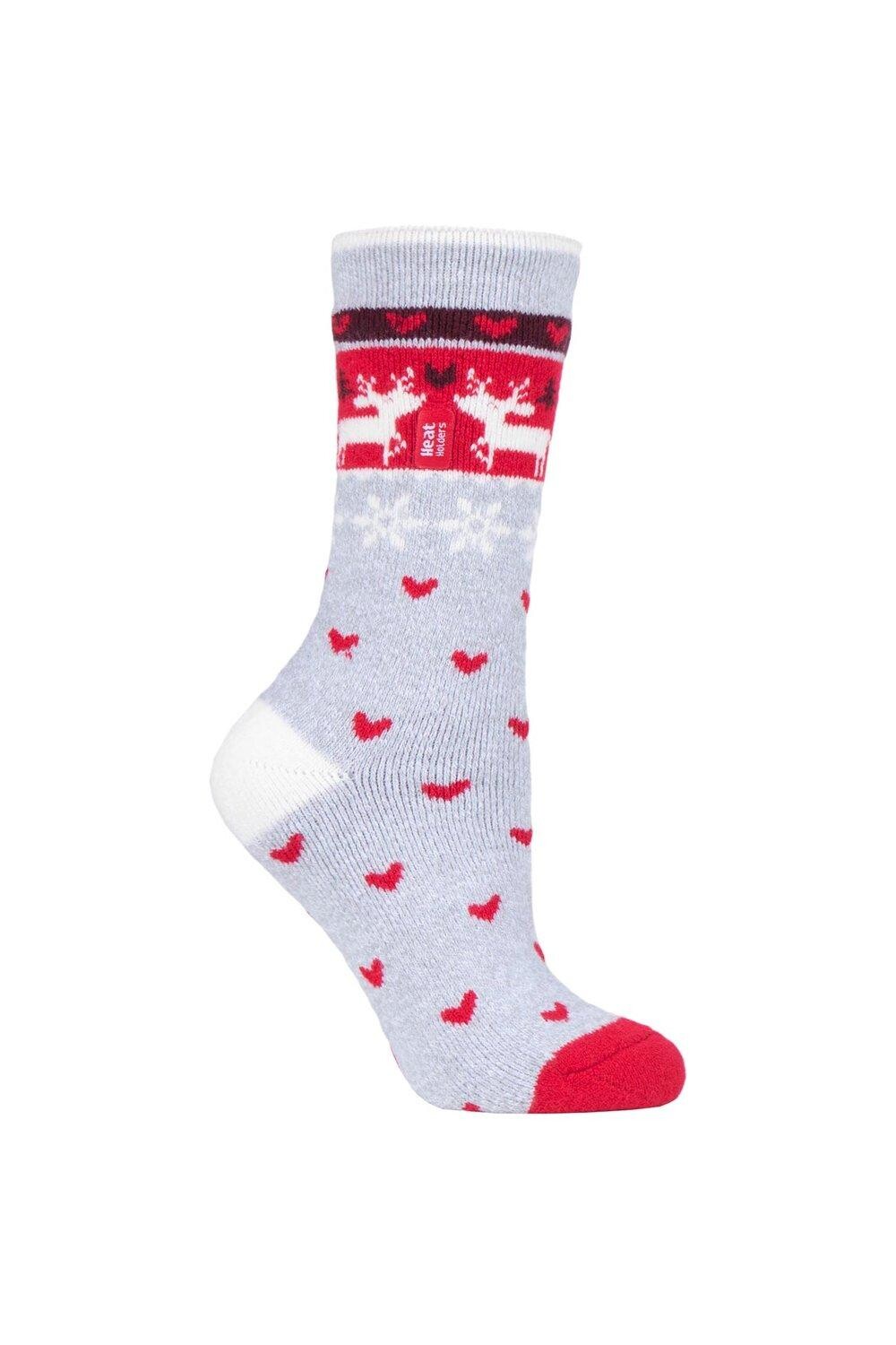

1 пара легких рождественских носков SOCKSHOP Heat Holders, мультиколор