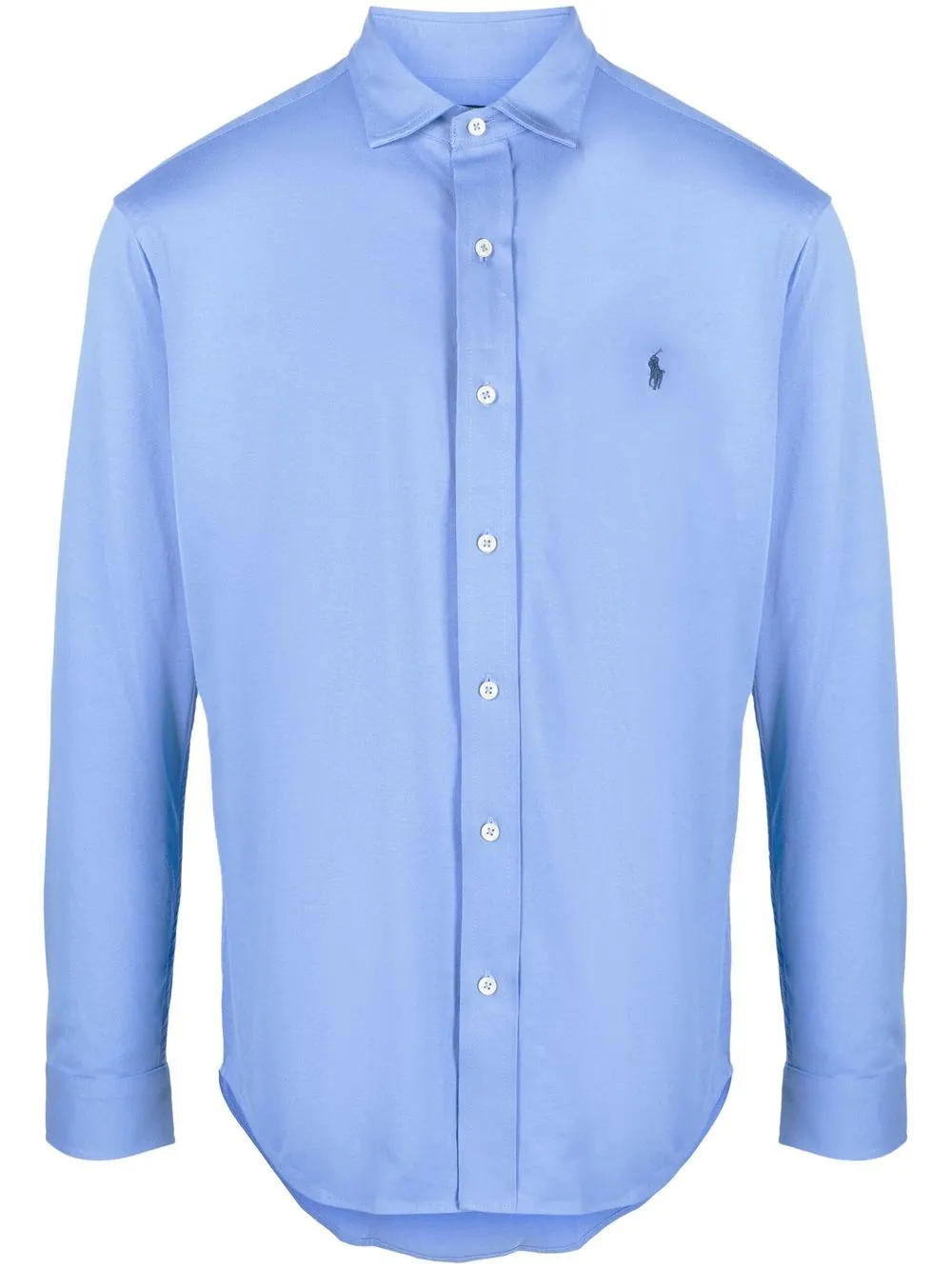 

Рубашка с вышивкой POLO RALPH LAUREN, синий