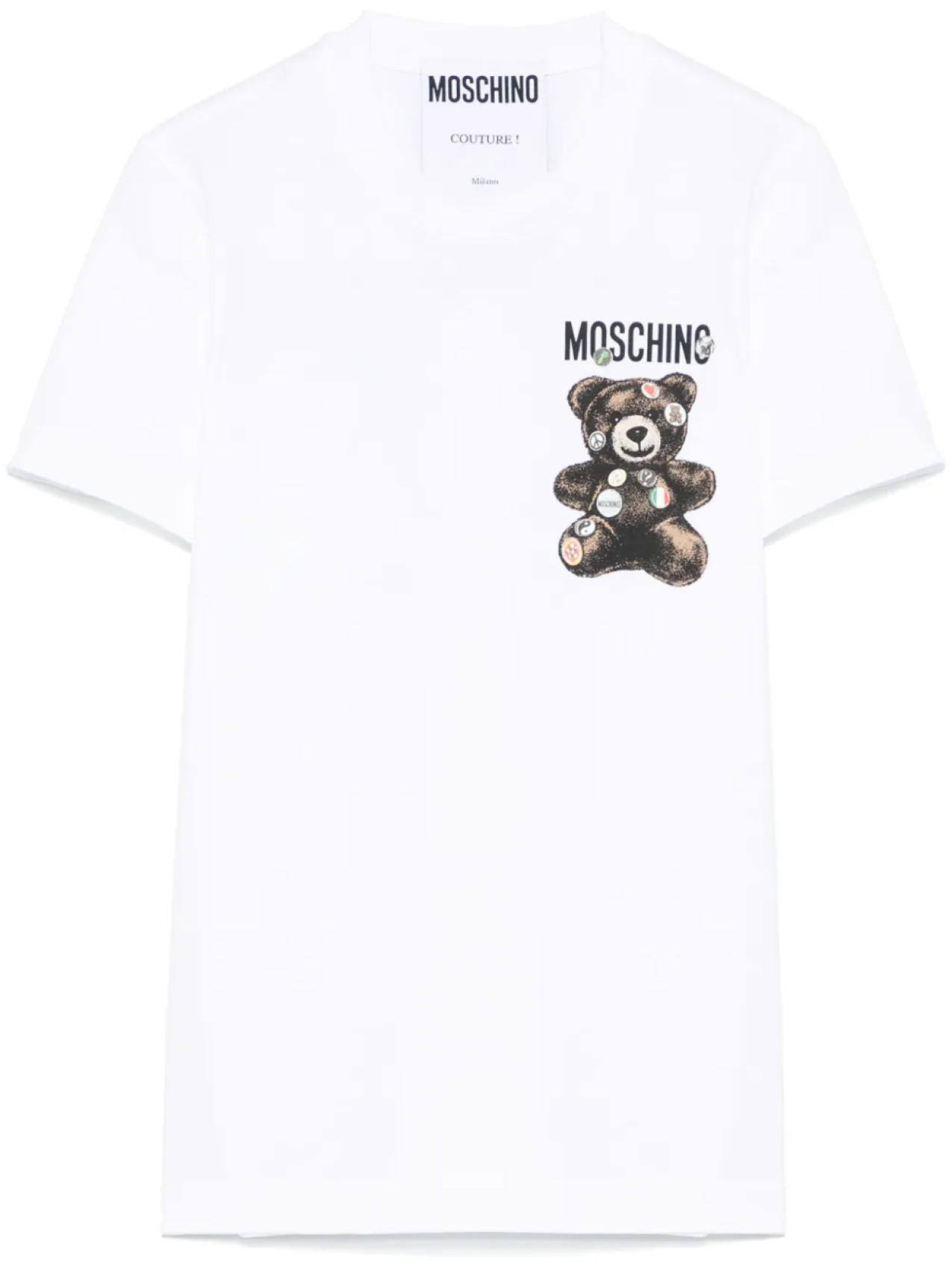 

Футболка Moschino Teddy Bear, белый