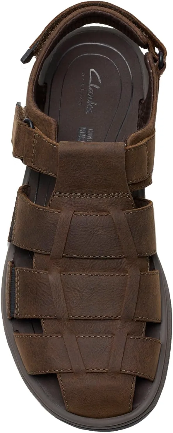 Шлепанцы Clarks mens Saltway Cove, темно-коричневый — фото 4