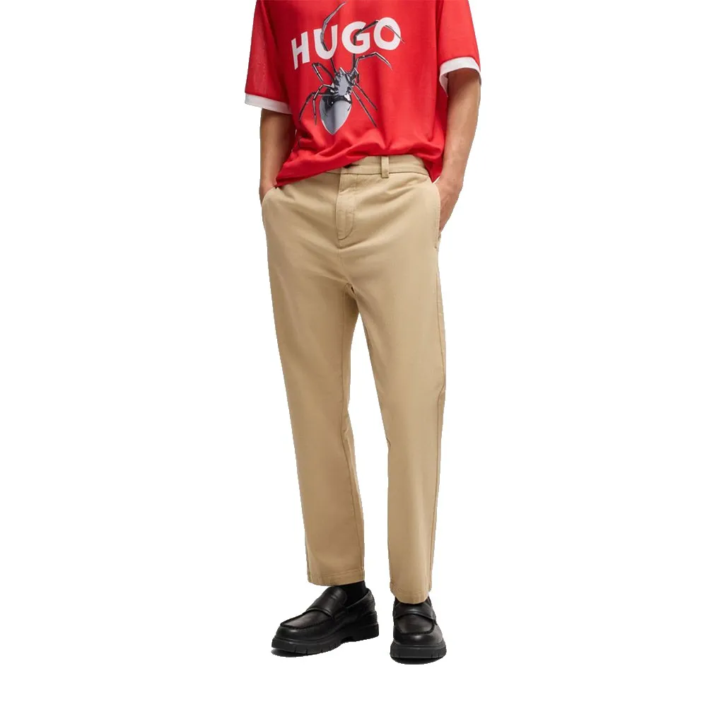

Брюки HUGO David 251D, бежевый