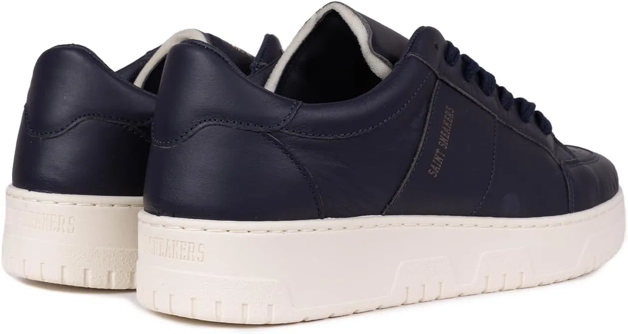 Мужские синие низкие кроссовки Saint Sneakers — фото 2