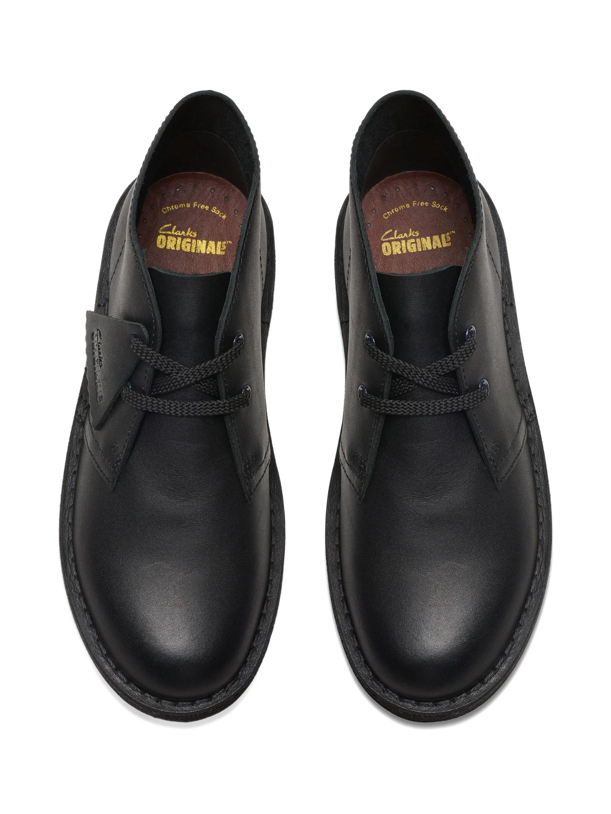 Ботинки на шнуровке Clarks Kids, черный — фото 2