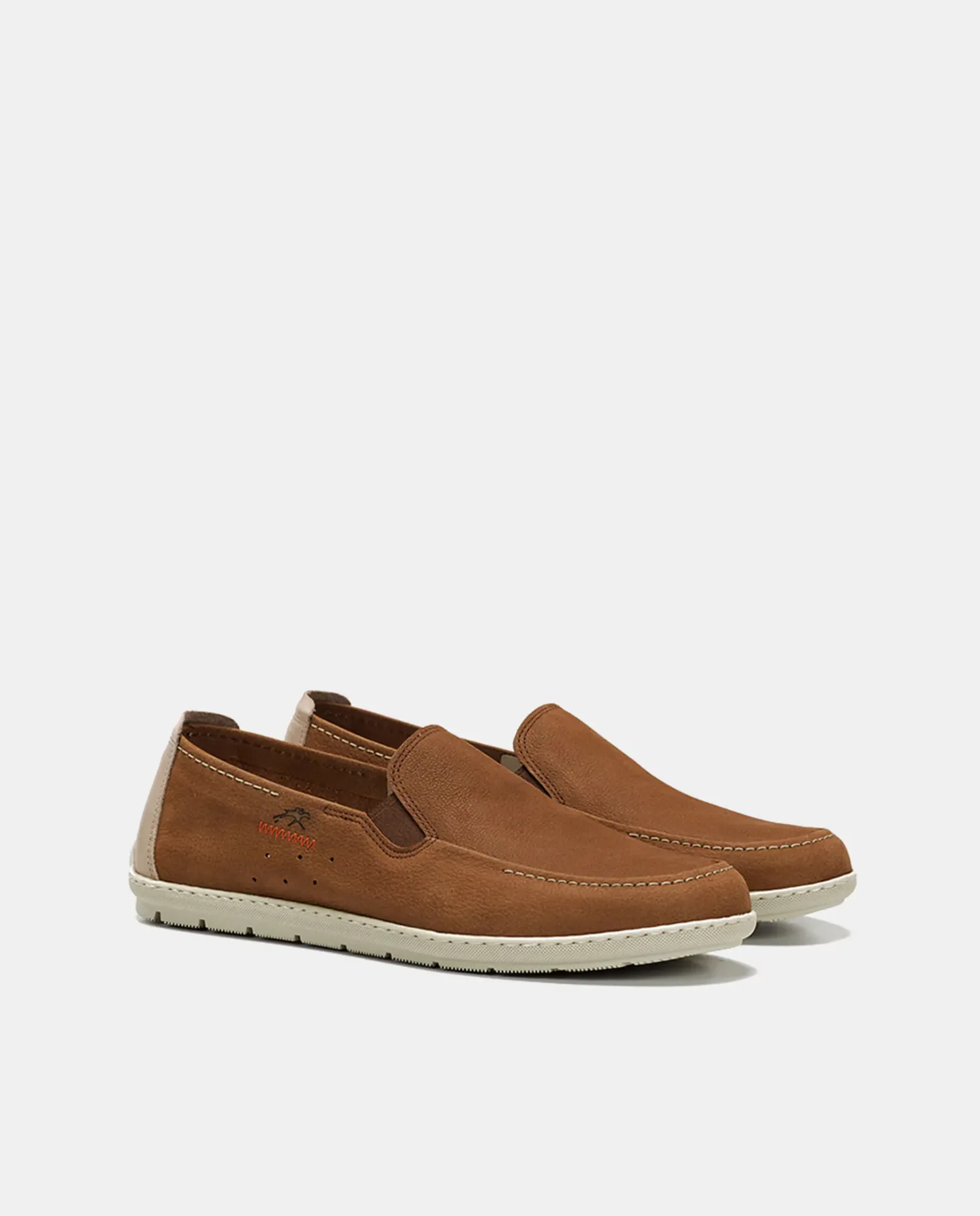 Мужские мокасины из кожи с легкой подошвой Fluchos, Cuero — фото 2