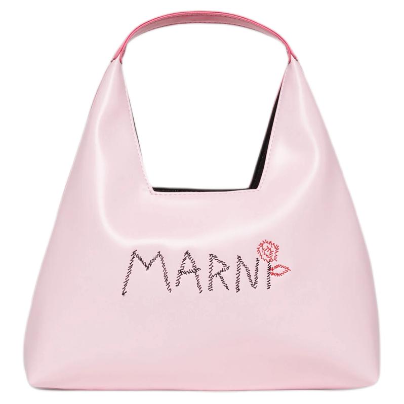 

MARNI Детская сумка через плечо с вышитым логотипом и открытым верхом
