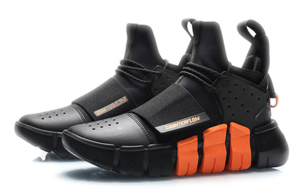 Кроссовки контрфлоу легкие колеса 0.9 hi Li-Ning, оранжевый — фото 3