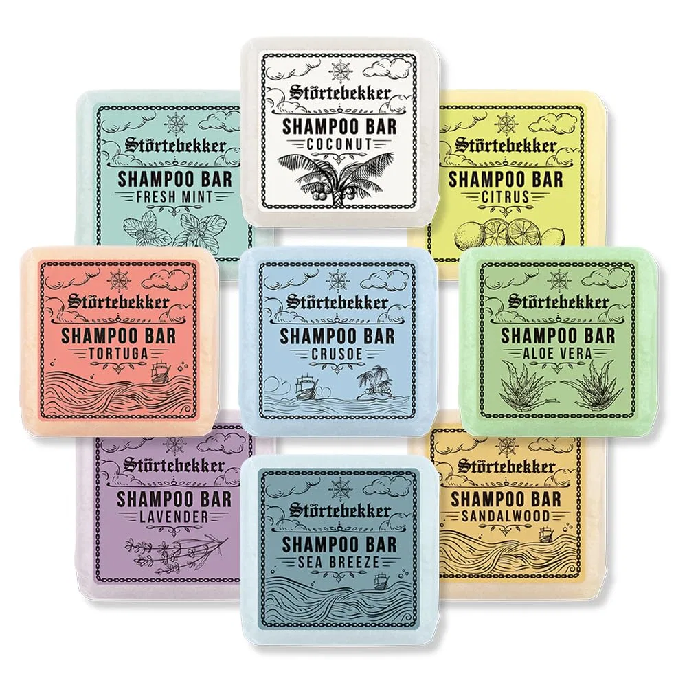 Набор пробников твердого шампуня Störtebekker Premium (8 ароматов) Störtebekker Shaving Accessories