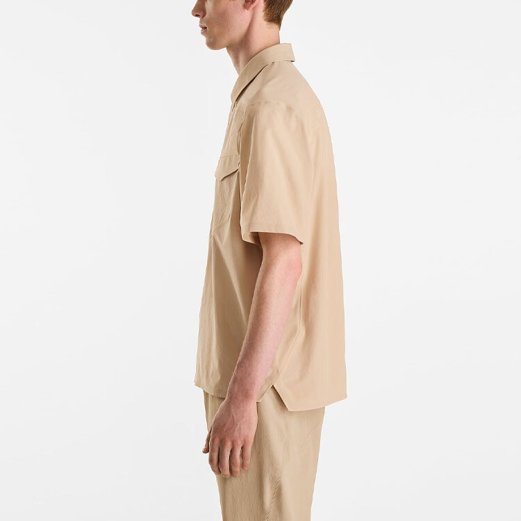 Рубашка Veilance Collection для мужчин Arcteryx, цвет Wheat kernel white/OAT — фото 4