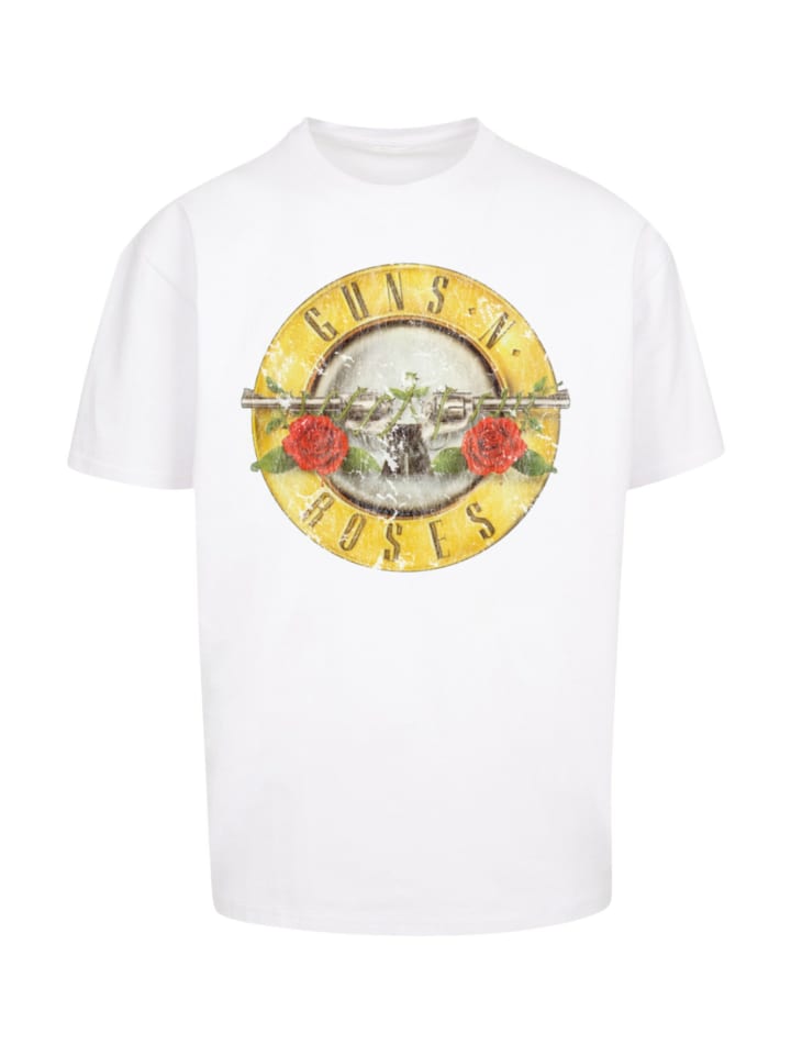 

Футболка большого размера с винтажным логотипом Guns 'n' Roses, черно-белая F4NT4STIC, Черный, Футболка большого размера с винтажным логотипом Guns 'n' Roses, черно-белая F4NT4STIC