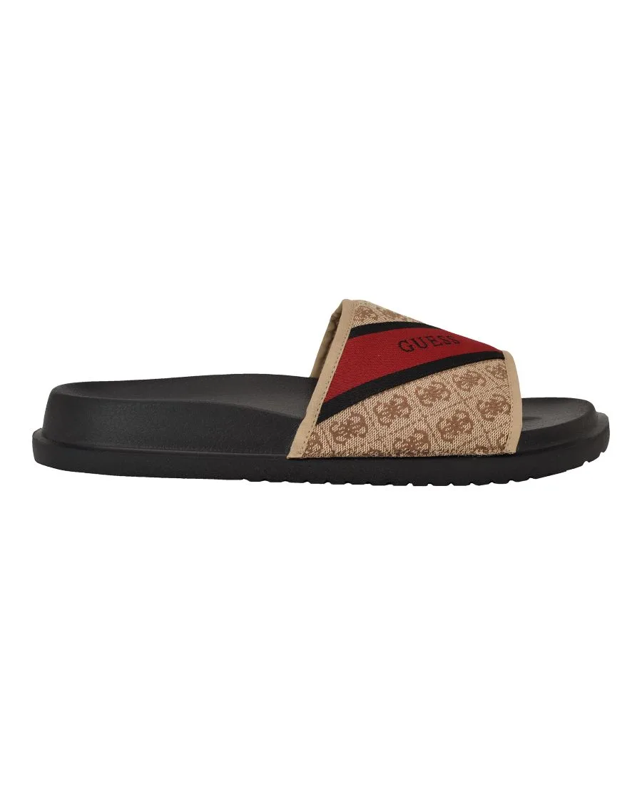 Мужские модные слипоны Vellden на высокой подошве GUESS, medium natural logo мультиколор — фото 2