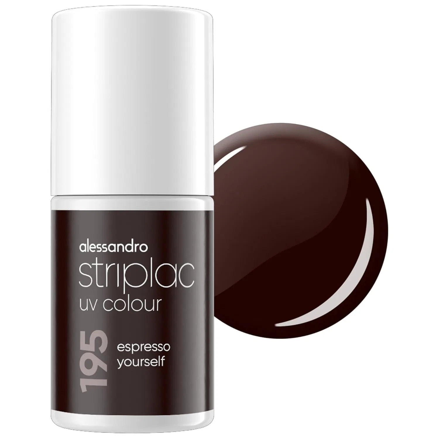 УФ-лак для ногтей «Striplac Espresso Yourself» от alessandro Alessandro, Brown