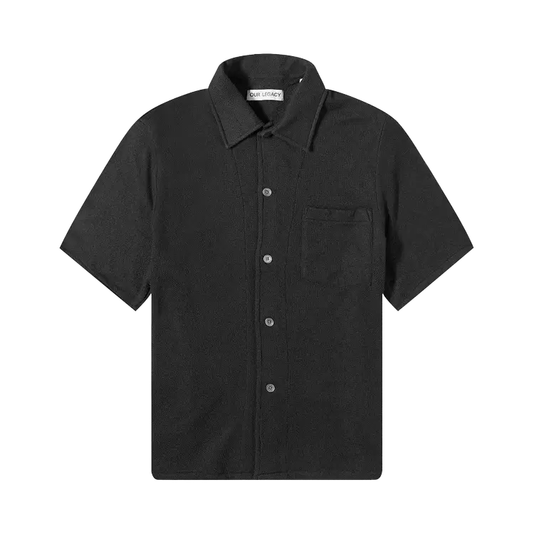 

Рубашка Our Legacy Box Short-Sleeve 'Black', черный