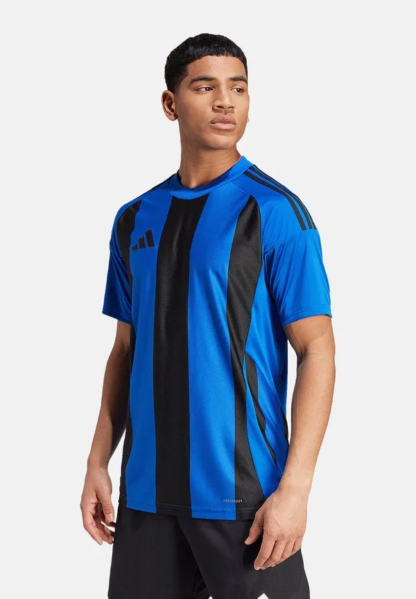 Полосатая спортивная футболка футбольной команды Adidas Performance, Blauschwarz
