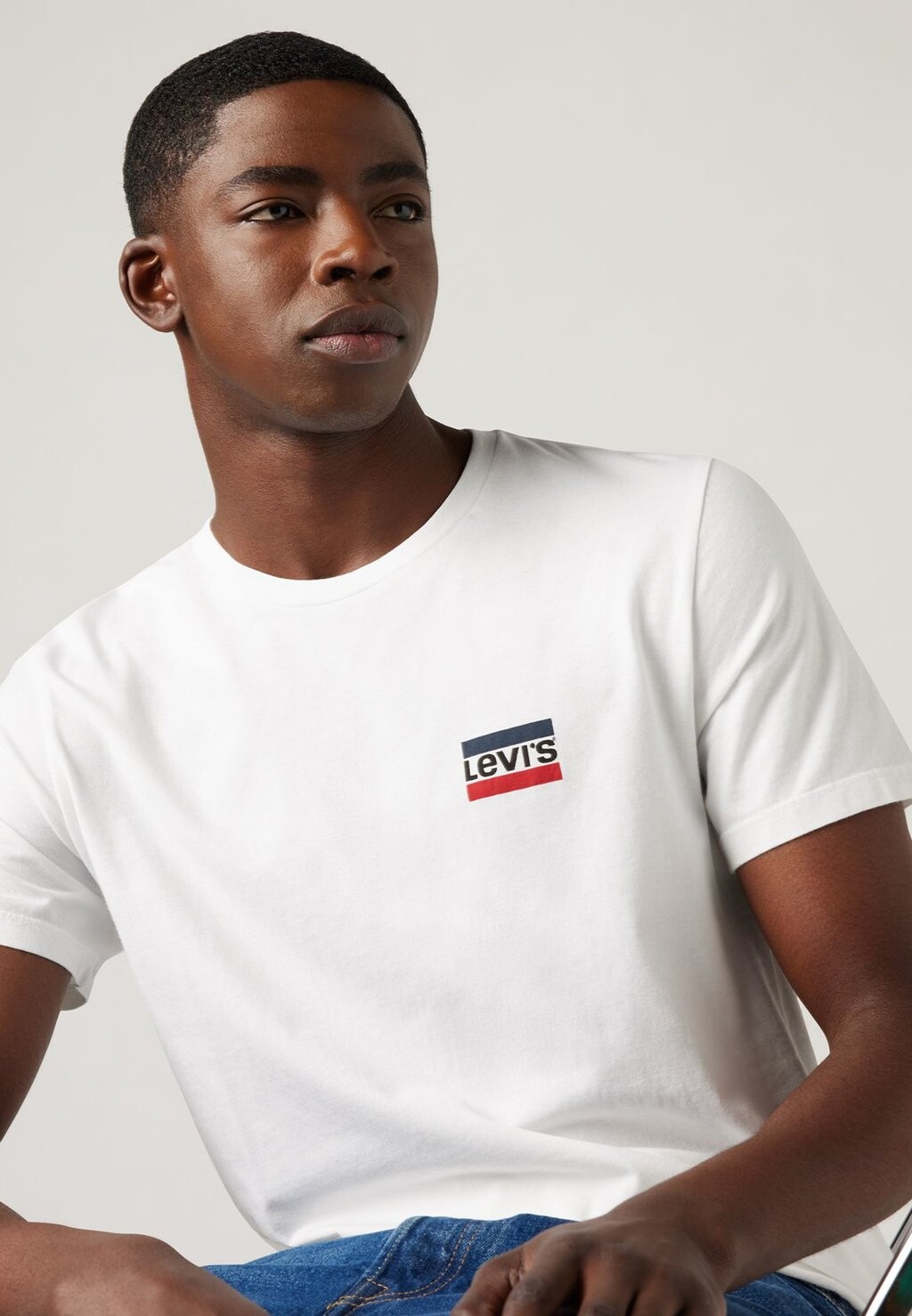 Базовая футболка Crewneck Graphic 2 Pack Levi's, белая/черная — фото 2