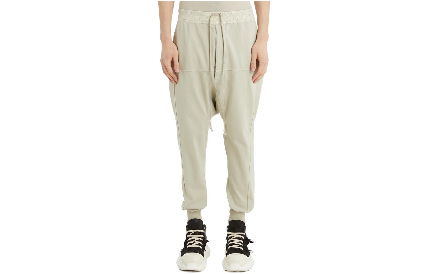 

Трикотажные спортивные штаны мужские Off White Rick Owens Drkshdw, кремовый
