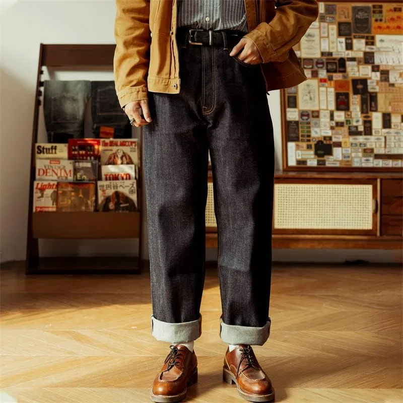 Джинсы Selvedge Denim, Red Tornado, темно-синий — фото 3
