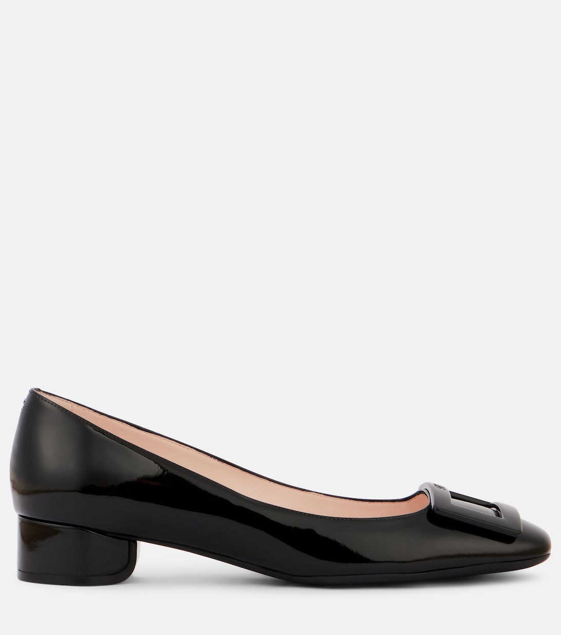 Кожаные туфли Belle Vivier 25 с декольте Roger Vivier, черный — фото 4