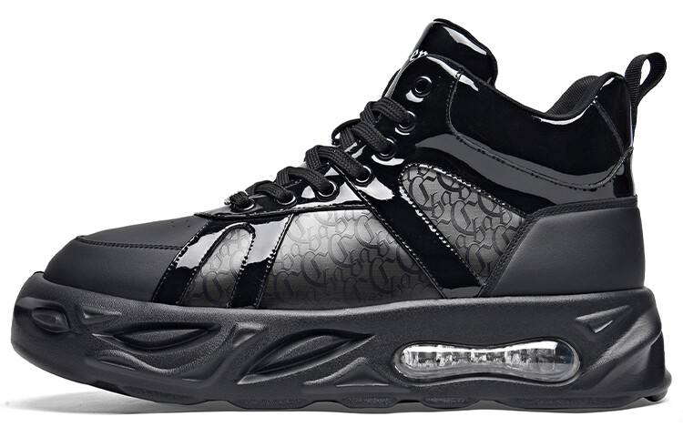 

Кроссовки мужские Lifestyle Shoes Men High-Top Cabbeen, черный
