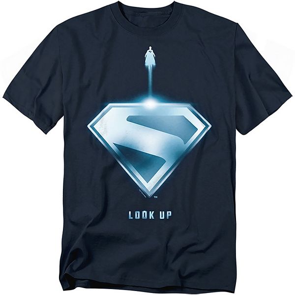 

Футболка Big & Tall DC Comics Superman 2025 Look Up Shield Graphic Licensed Character