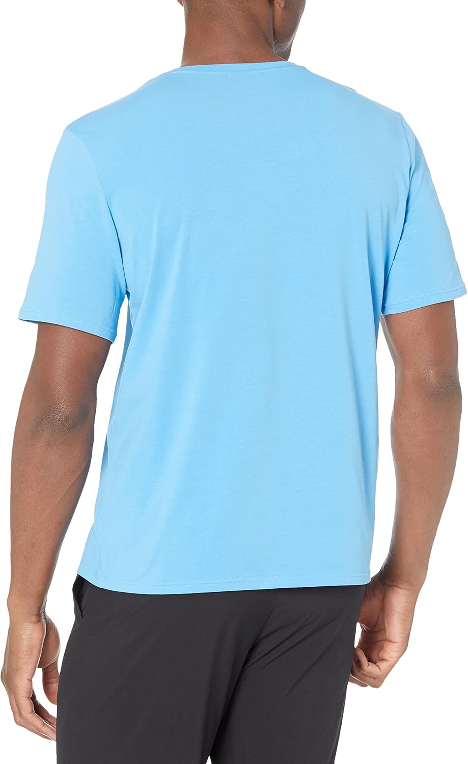 Мужская футболка BOSS Identity Crewneck Lounge, Aqua Blue — фото 2