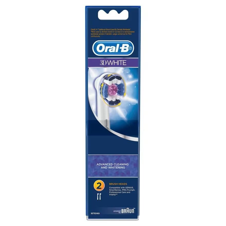 

Oral B Электрическая зубная щетка Oral-B 3D White (EB1 8p) Сменный блок 2 'S, White