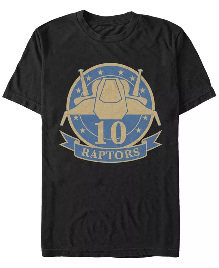 

Футболка мужская Battlestar Galactica с коротким рукавом и значком заслуг Raptor Fifth Sun, черный