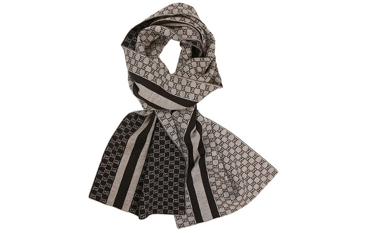 

GUCCI вязаный шарф унисекс, Brown