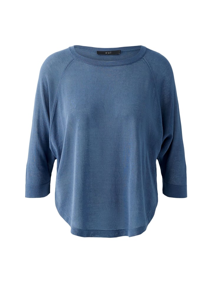 

Свитер цвета винтажного индиго Oui