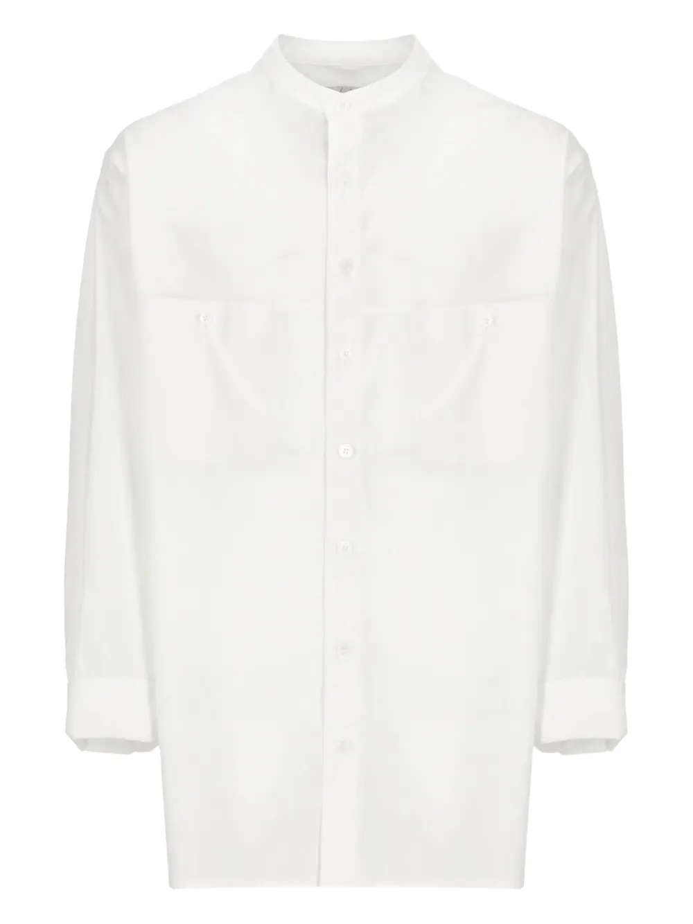 

Рубашка с круглым вырезом Yohji Yamamoto, белый