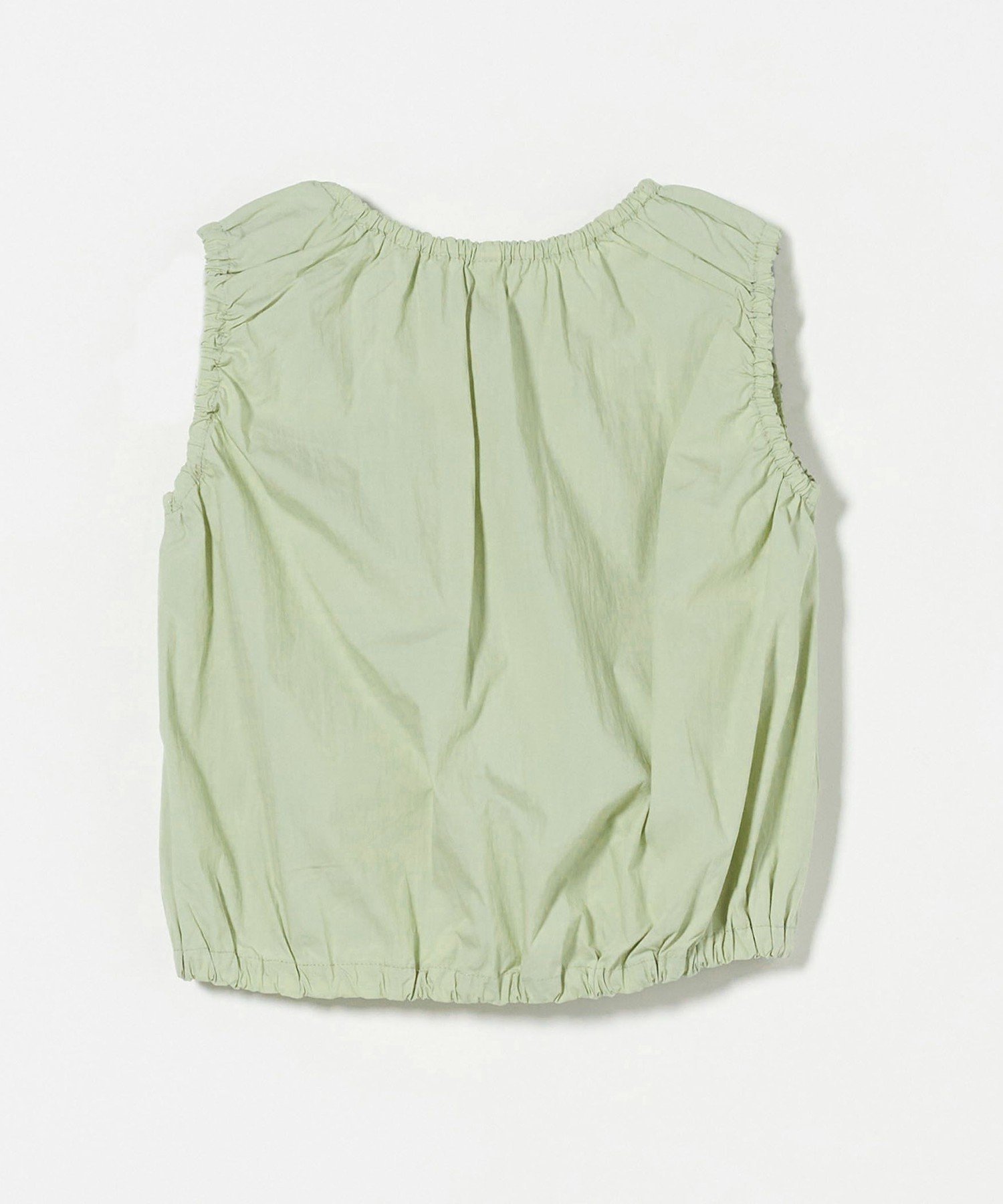 Комплект одежды с собранными рядами / Детский 100-160 см United Arrows Green Label Relaxing, LIME — фото 2