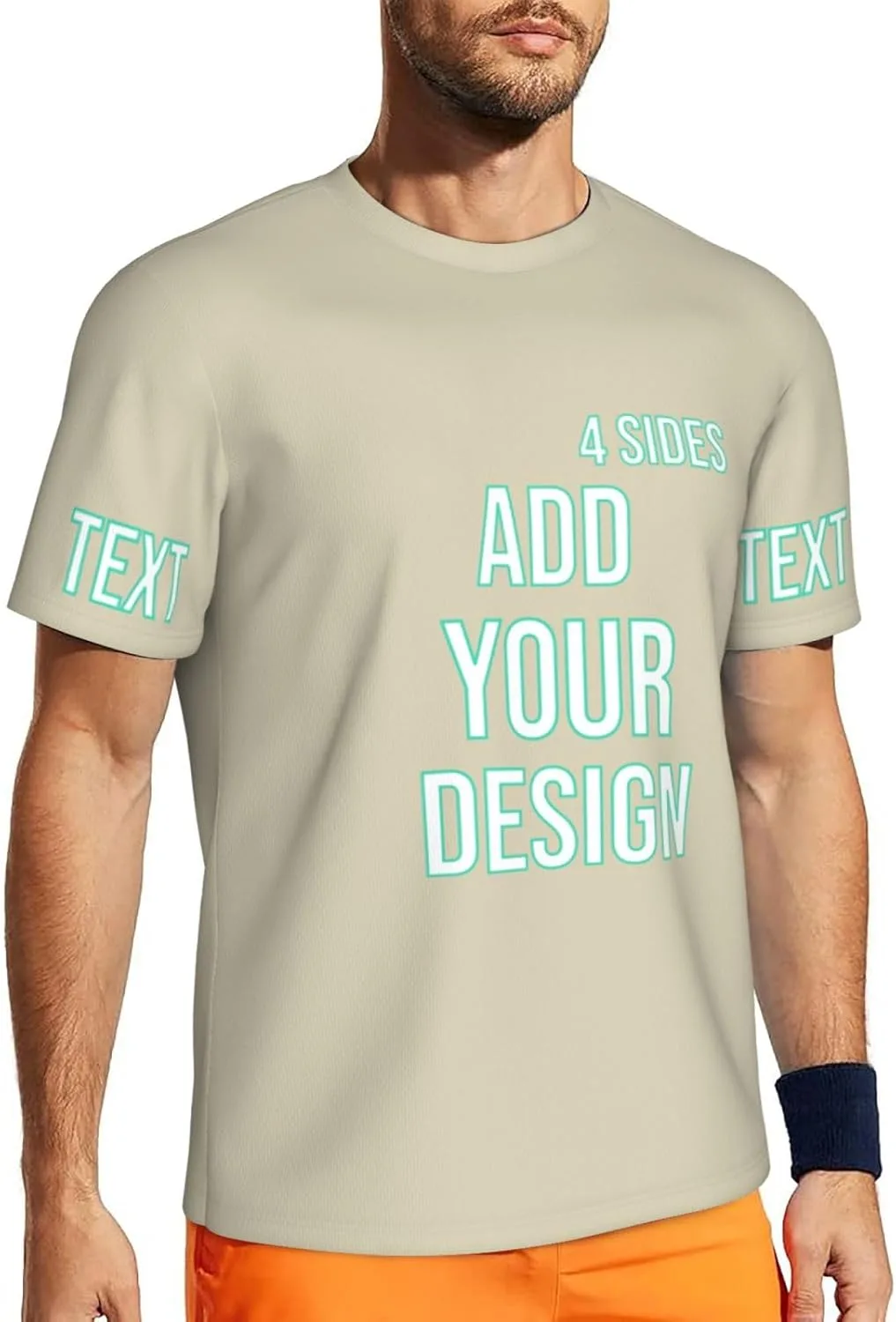 Футболка мужская Custom с принтом — фото 4