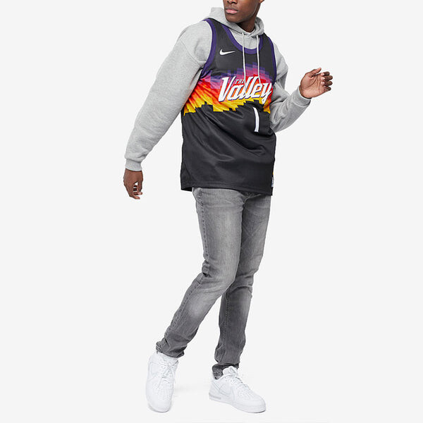 Майка Nike NBA Retro Jersey Vest SW Fan Edition Phoenix Suns Devin Booker 1 Black, черный — фото 4