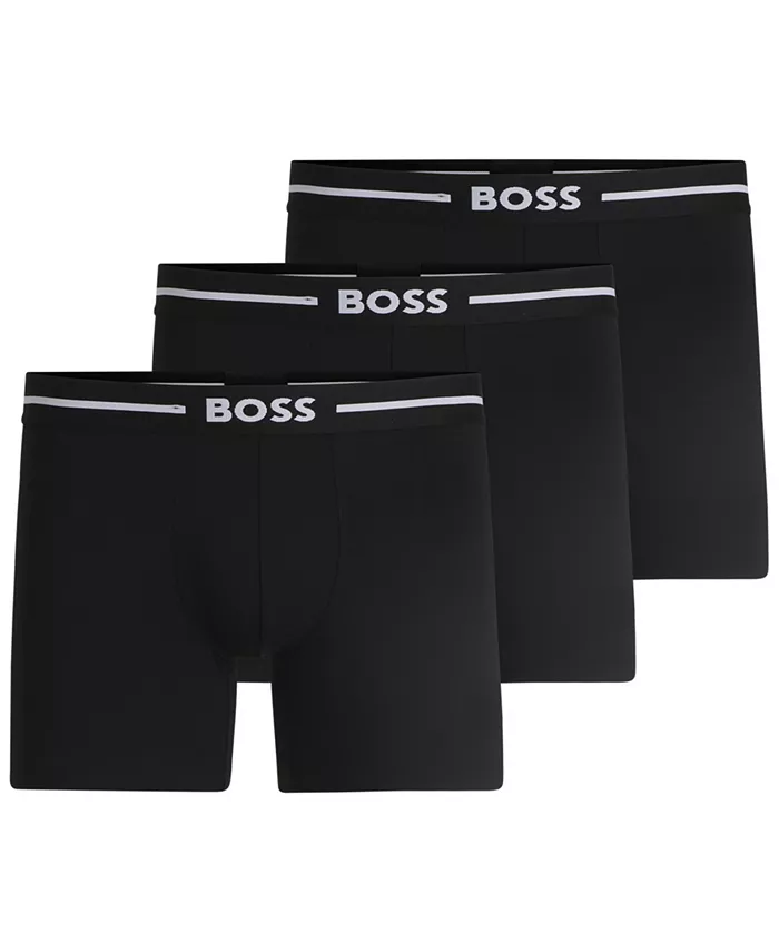 

Мужские боксеры с крупным логотипом 3 шт Hugo Boss