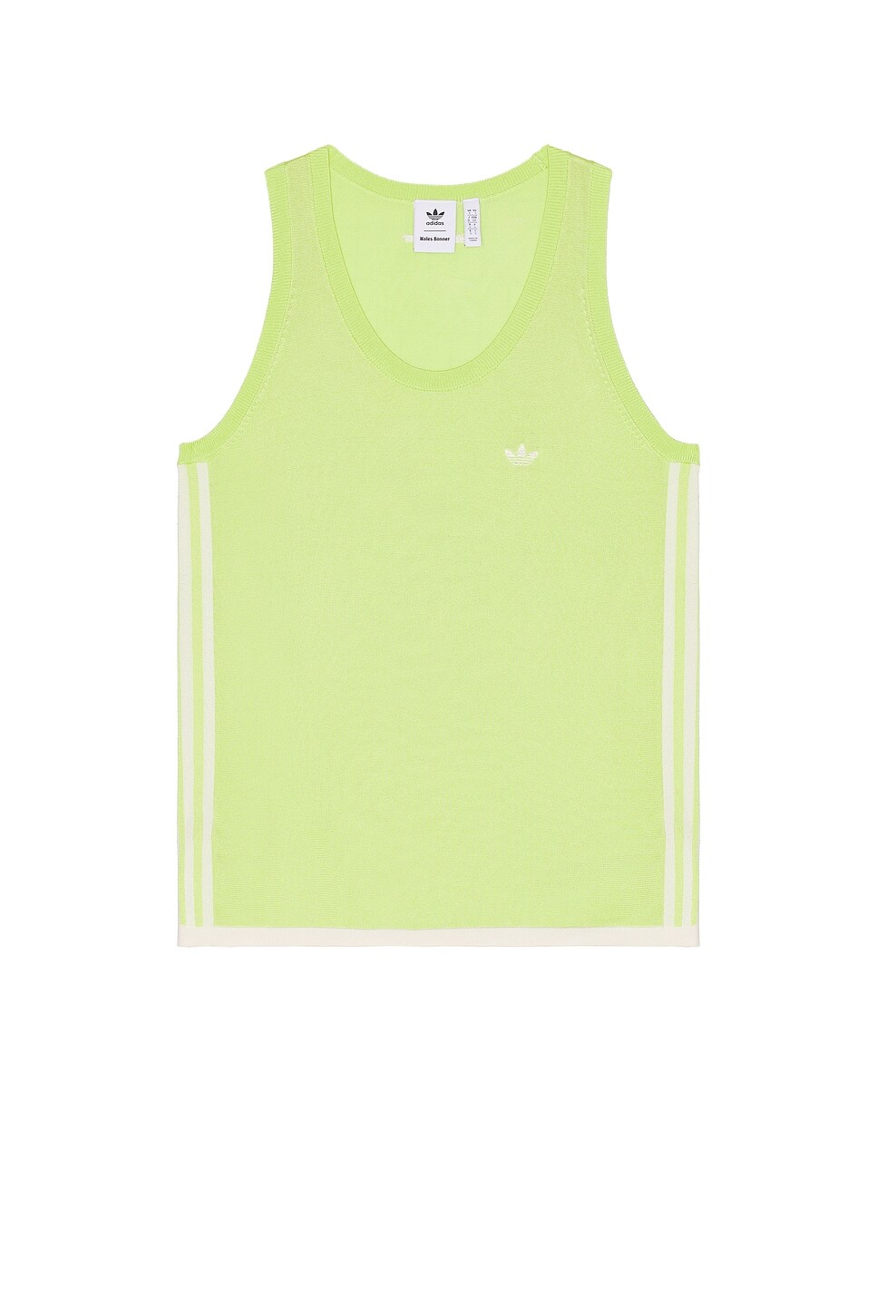 

Футболка мужская Knit Vest Adidas By Wales Bonner, цвет Semi Frozen Yellow & Chalk White