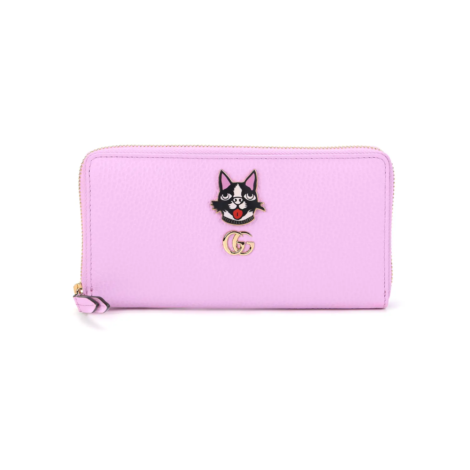 

GUCCI Кошелёк GG Marmont из кожи для женщин розово-фиолетовый