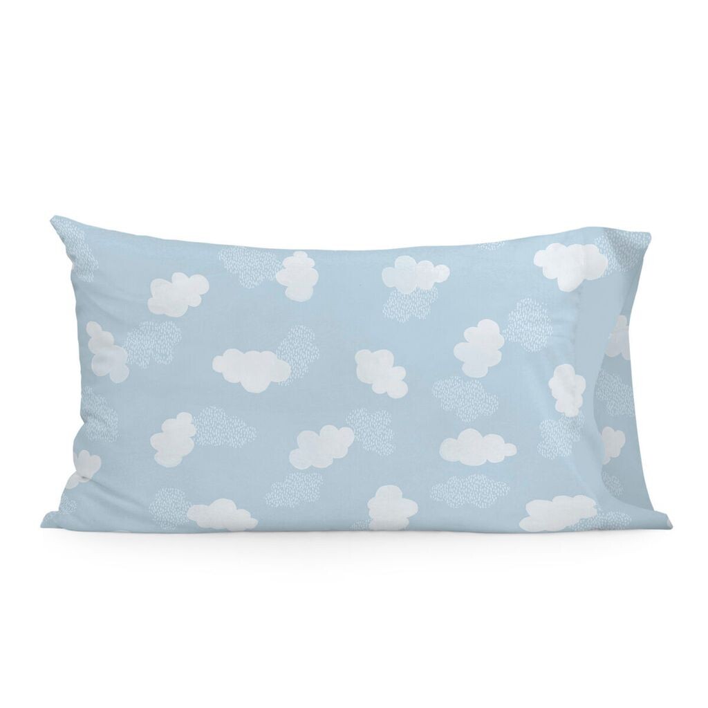 

Наволочка HappyFriday Basic Kids Clouds, синий