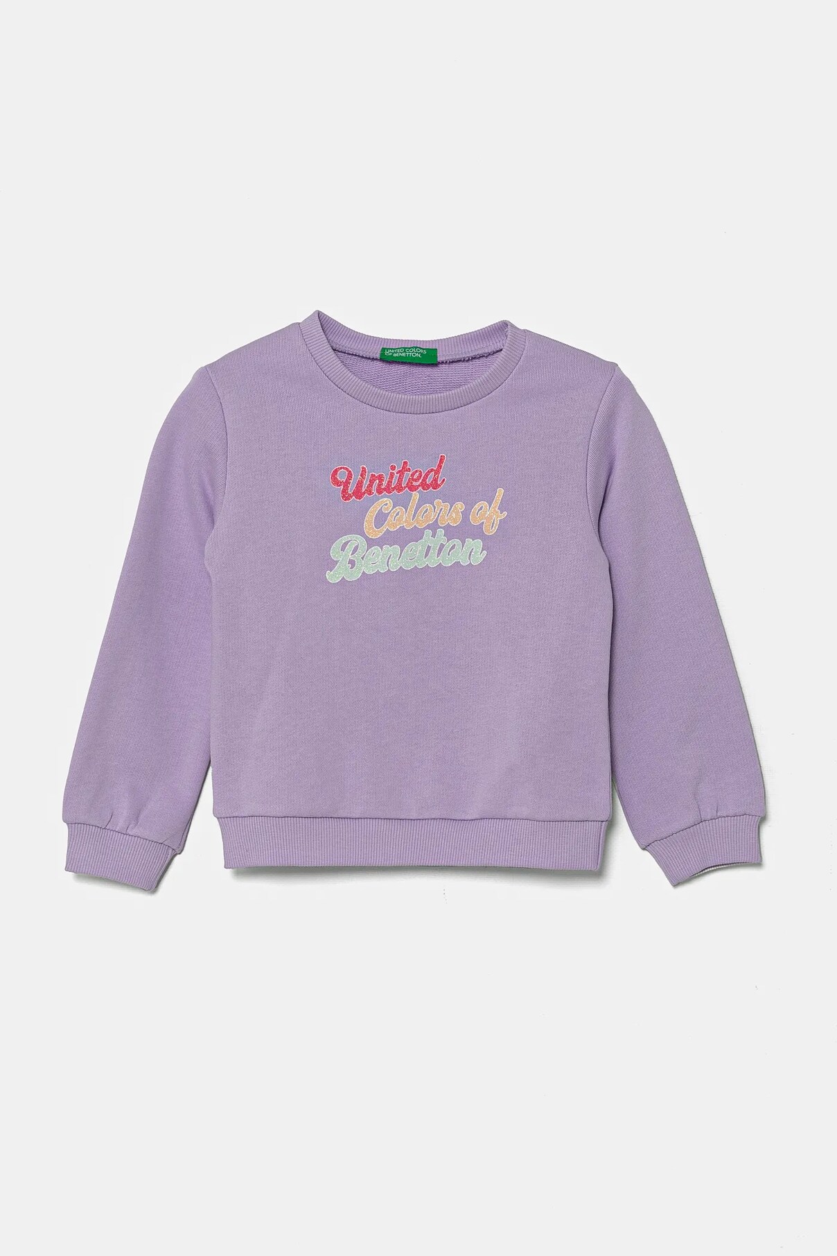 

Детская хлопковая толстовка United Colors Of Benetton, фиолетовый