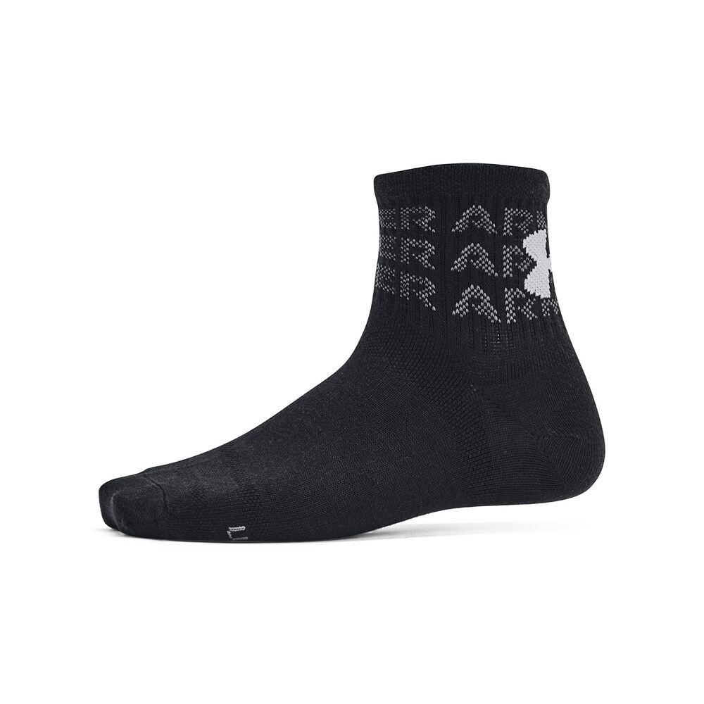 Детские хлопковые носки для тренинга Under Armour UA, 6 шт., цвет Red Black — фото 3