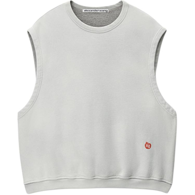 

Alexander Wang Майка унисекс smoke gray white