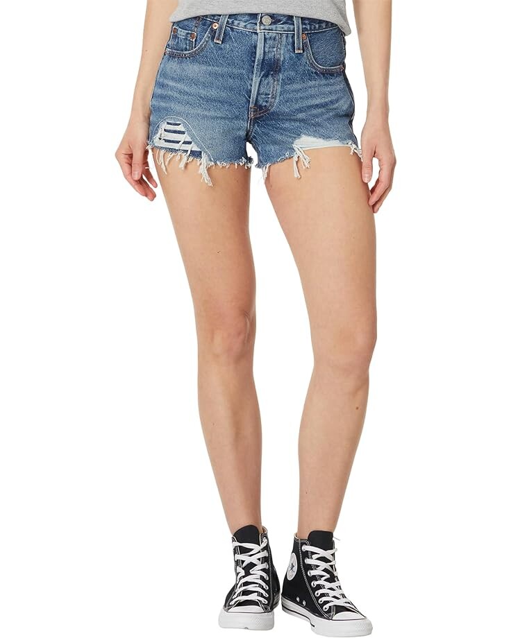 

Шорты Levi's Womens 501 Original Short, цвет Darn It Now