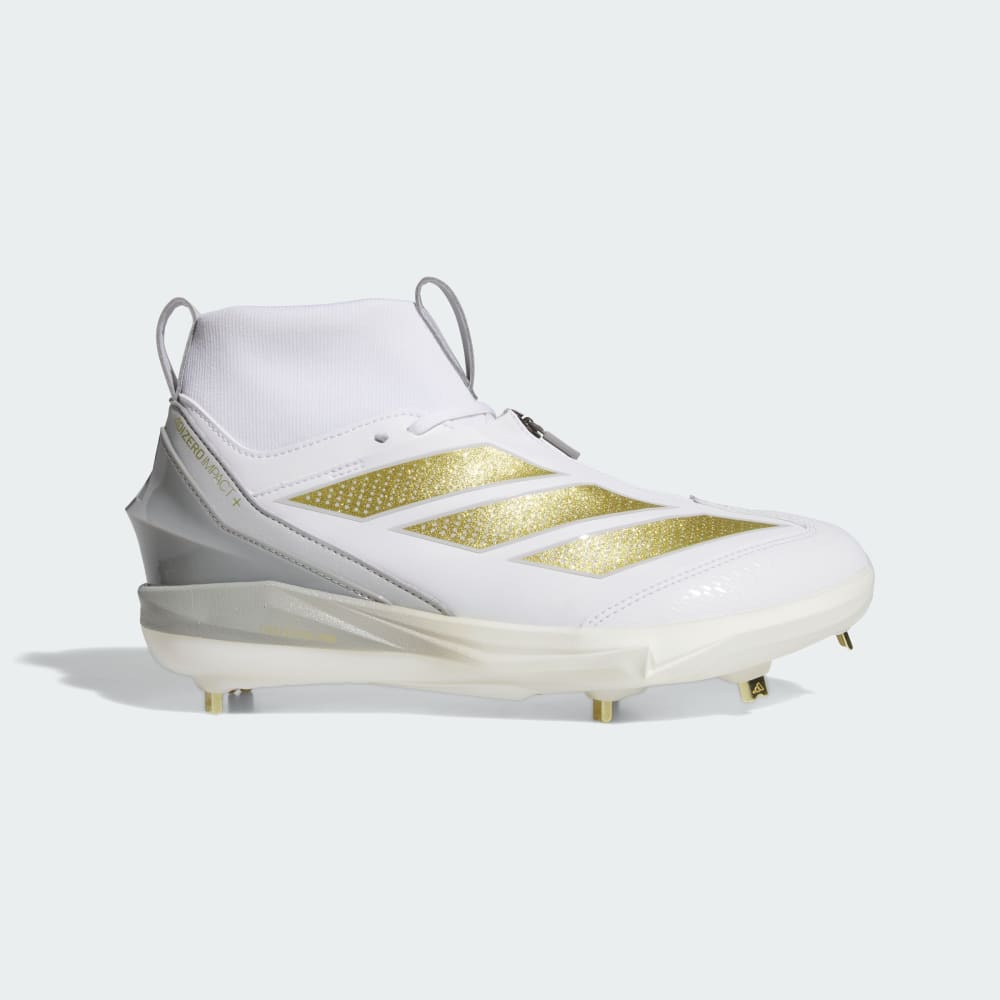

Кроссовки Adidas Adizero Impact+ 2.0 Cleats, цвет Cloud White/Gold Metallic/Gold Metallic