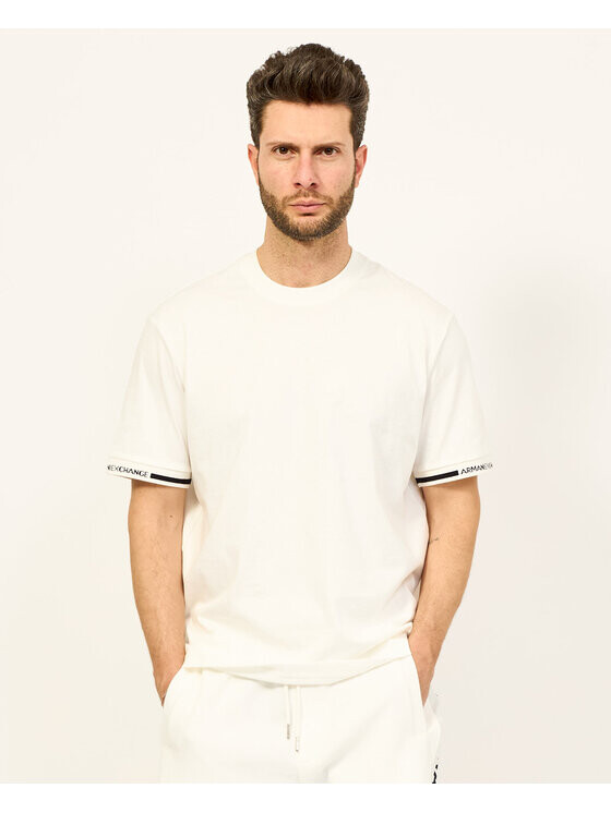 

Футболка стандартного кроя Armani Exchange, белый