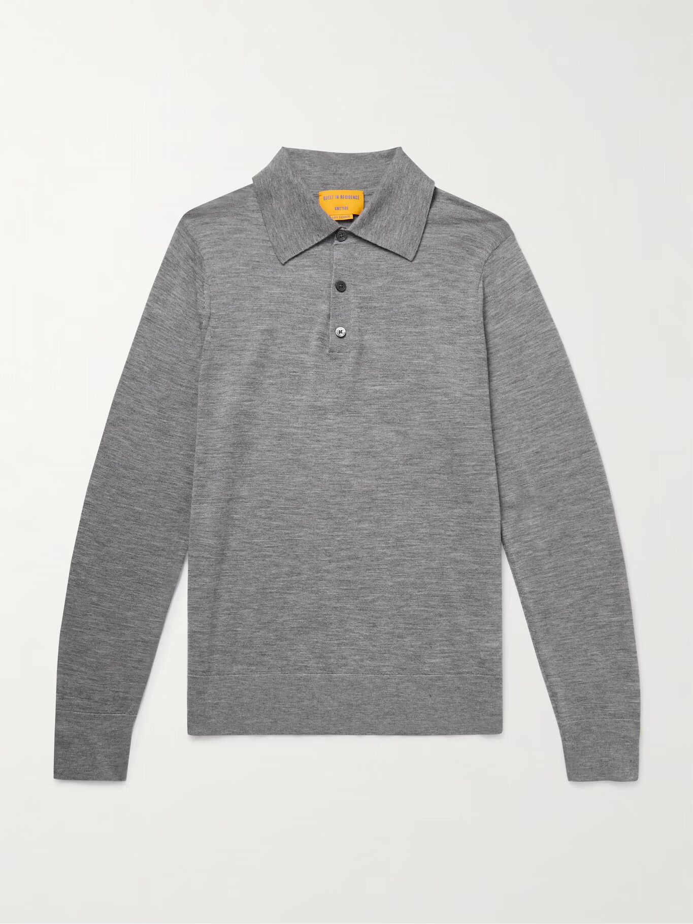 

Рубашка поло из воздушного кашемира GUEST IN RESIDENCE, серый