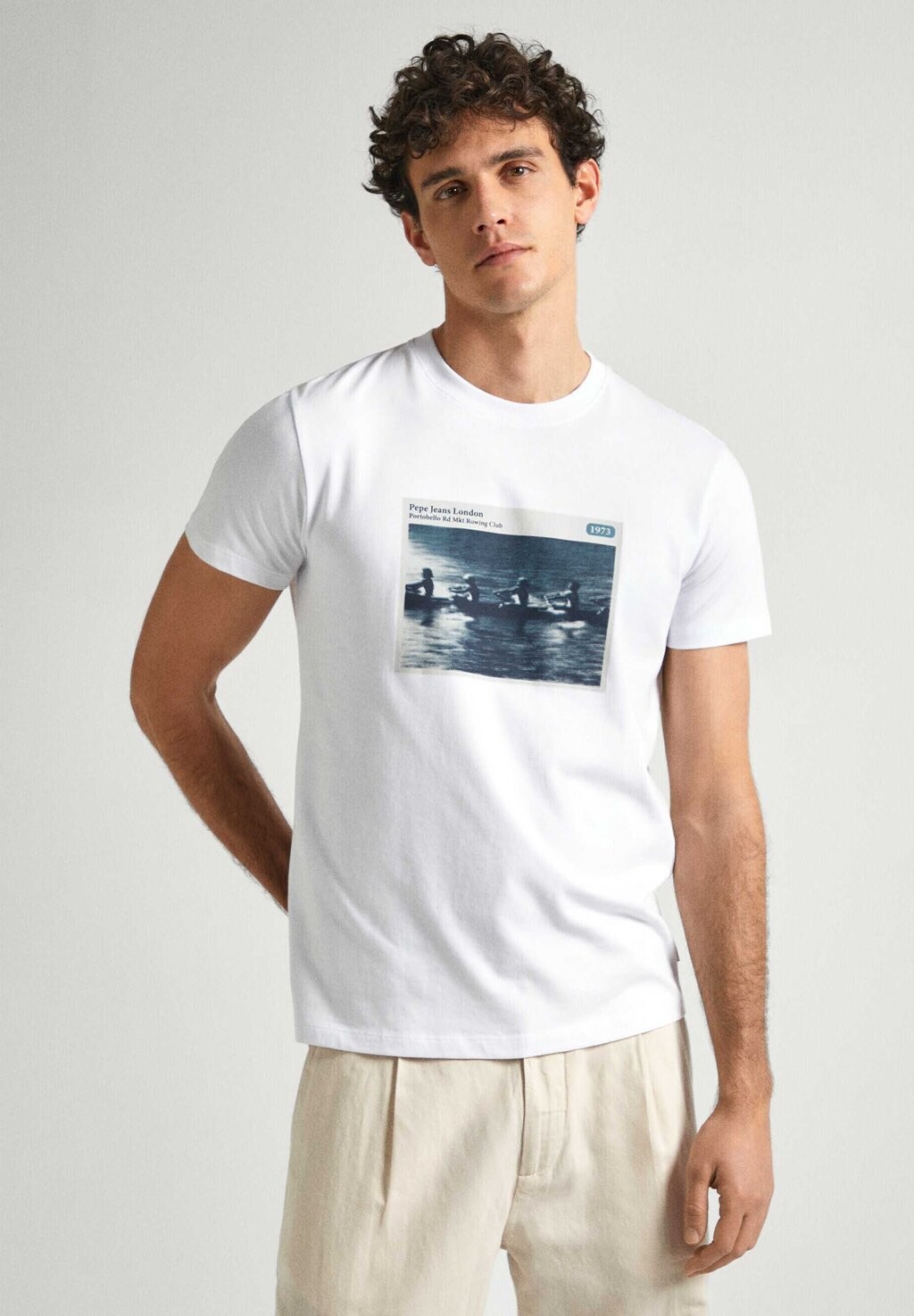 

Футболка с принтом CIEL Pepe Jeans, цвет white