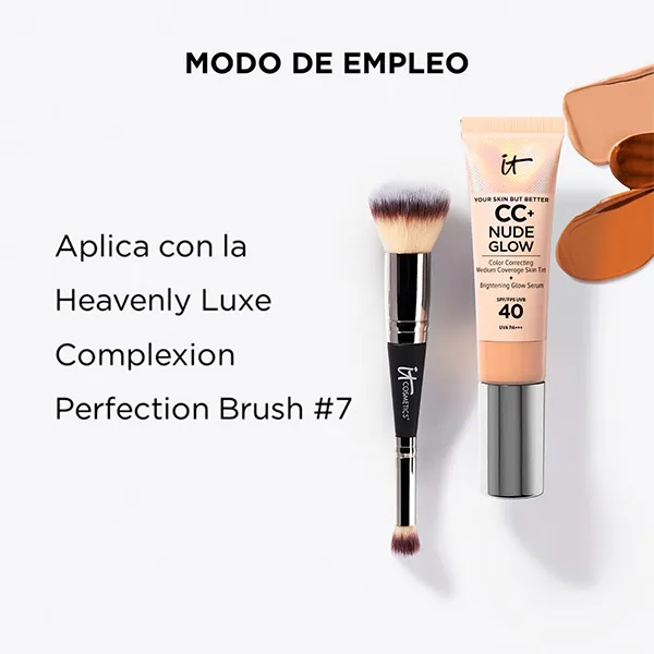 Составляют основу Cc+ Nude Glow Spf 40 It Cosmetics, цвет neutral tan — фото 4